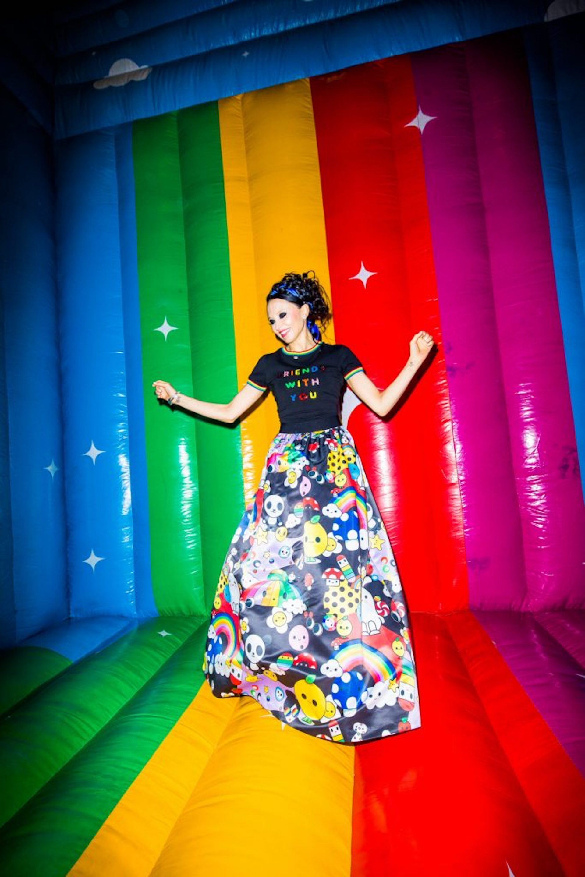 Alice and Olivia フラワープリント サンダル Alice and Olivia フラワープリント サンダル - メルカリ